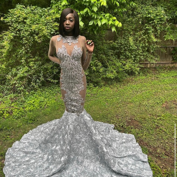 SMALL custom prom dress - Picture 3 of 4